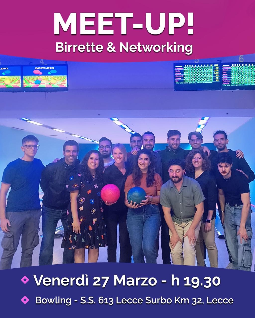Bowling Meetup con Lecce Digital Community event thumbnail