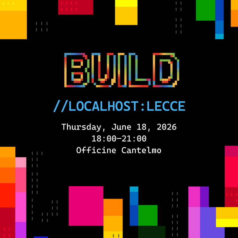 Build //localhost:Lecce event thumbnail